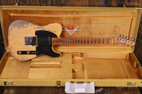 Fender Custom Shop 1954 Telecaster Super Heavy Relic Super Faded Aged Nocaster Blonde