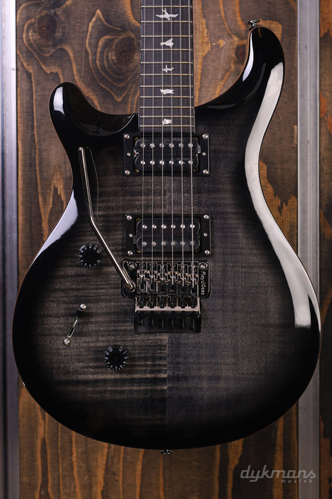 PRS SE Custom 24 Floyd Charcoal Lefty