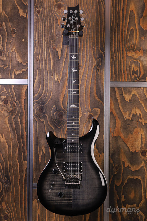 PRS SE Custom 24 Floyd Charcoal Lefty