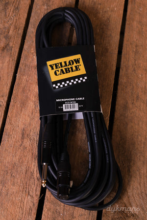 Yellow Cable Microphone cable Jack to Xlr ECO M10J 10M