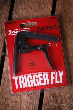Dunlop Trigger Fly Capo Curved 12-Saiten Schwarz
