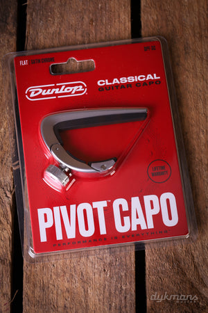 Dunlop Pivot Kapodaster Classic Flach Satiniert Chrom