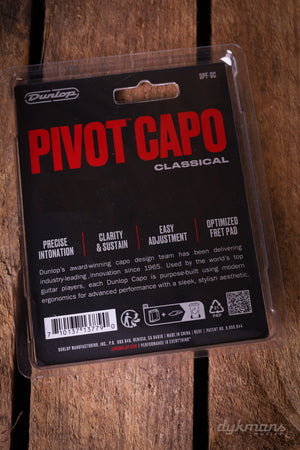 Dunlop Pivot Kapodaster Classic Flach Satiniert Chrom