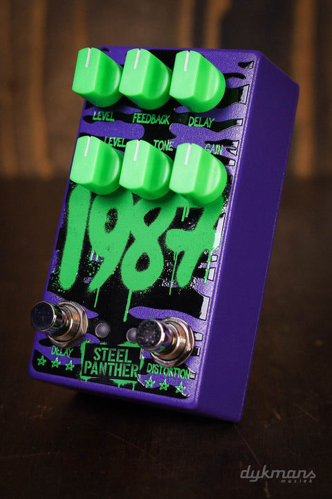 Allpedal Steel Panther 1987 Distortion &amp; Delay Mop