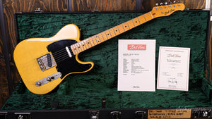 Del-Tone Butterscotch im T-Stil der 50er Jahre