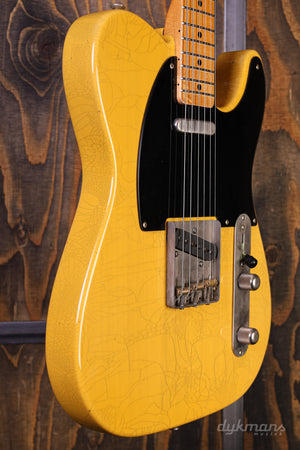 Del-Tone Butterscotch im T-Stil der 50er Jahre