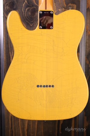 Del-Tone Butterscotch im T-Stil der 50er Jahre