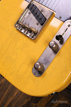 Del-Tone Butterscotch im T-Stil der 50er Jahre