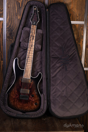 Mayones Regius 7 Burl Maple 5A Galaxy Eye Purple