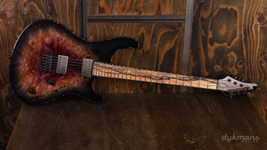 Mayones Regius 6 Burl Maple 5A Galaxy Eye Purple