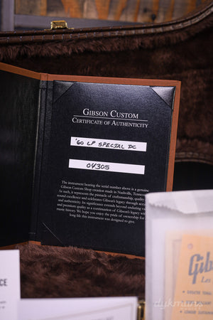 Gibson Custom 1960 Les Paul Special Double Cut Reissue Kirschrot