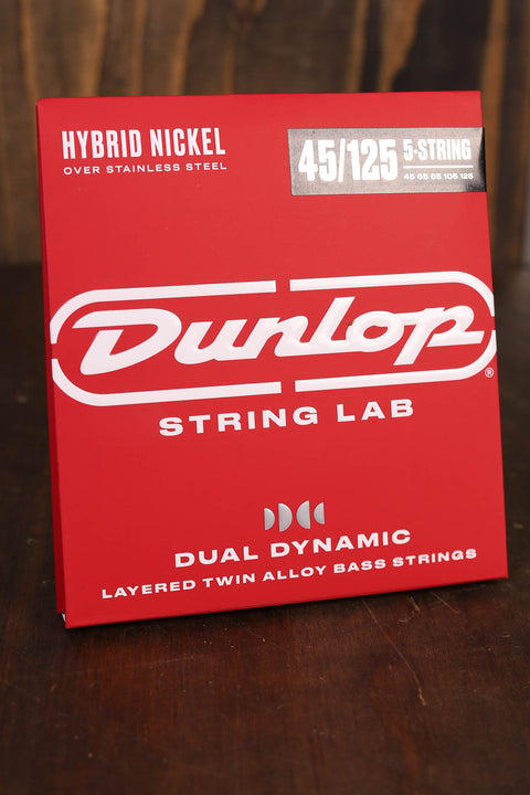 Dunlop String Lab Dual Dynamic 45-125 5-Saiter-Bass