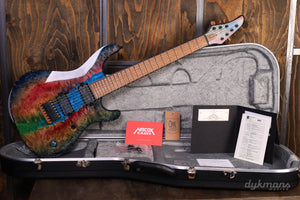 Mayones Regius 7 Buckeye Burl Master Grade Custom Colour