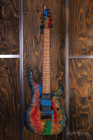 Mayones Regius 7 Buckeye Burl Master Grade Custom Colour