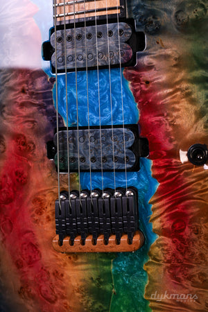 Mayones Regius 7 Buckeye Burl Master Grade Custom Colour