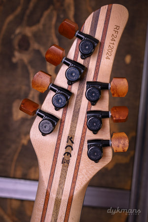 Mayones Regius 7 Buckeye Burl Master Grade Custom Colour