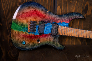 Mayones Regius 7 Buckeye Burl Master Grade Custom Colour