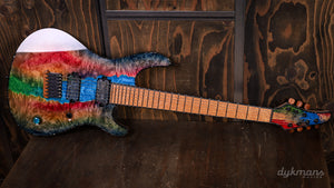 Mayones Regius 7 Buckeye Burl Master Grade Custom Colour