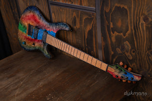 Mayones Regius 7 Buckeye Burl Master Grade Custom Colour