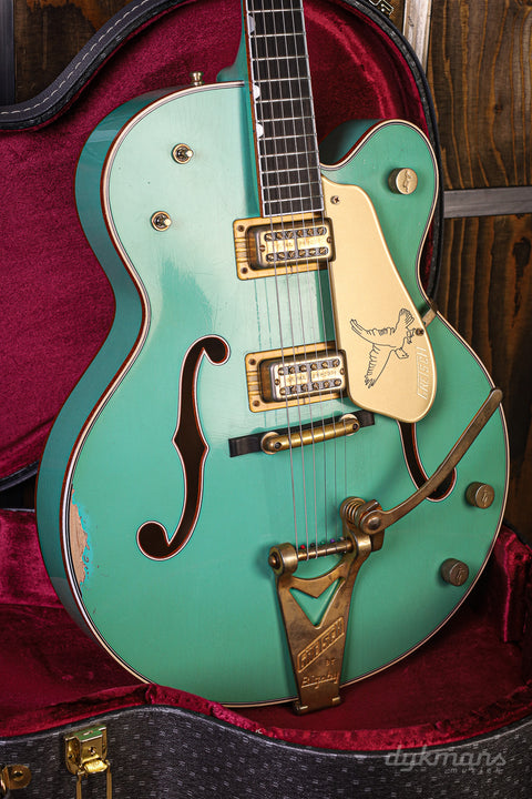 Gretsch Custom Shop 1959 White Falcon Sea Foam Green Heavy Relic VORBESTELLUNG