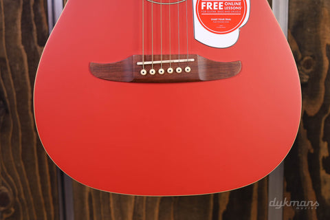 Fender Malibu Player Fiesta Rot 