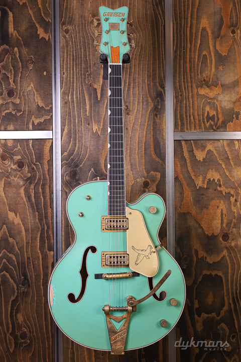 Gretsch Custom Shop 1959 White Falcon Sea Foam Green Heavy Relic VORBESTELLUNG