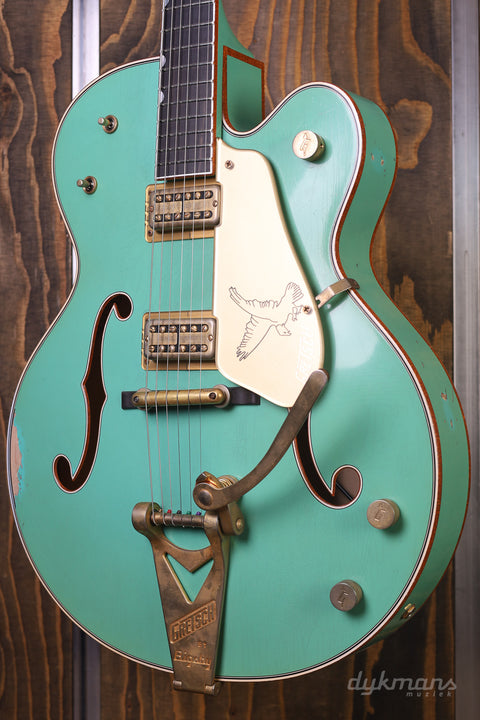 Gretsch Custom Shop 1959 White Falcon Sea Foam Green Heavy Relic VORBESTELLUNG