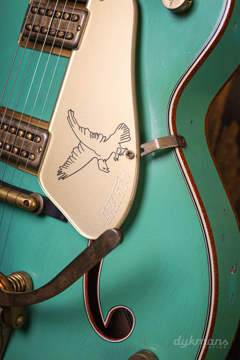 Gretsch Custom Shop 1959 White Falcon Sea Foam Green Heavy Relic VORBESTELLUNG