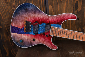 Mayones Regius 7 Buckeye Burl Master Grade Sonderfarbe