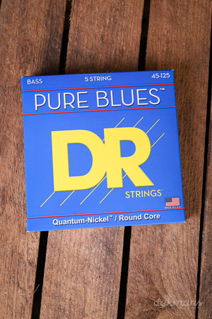 DR Strings Pure Blues 5 Saiten Medium 45-125 Bass Saiten