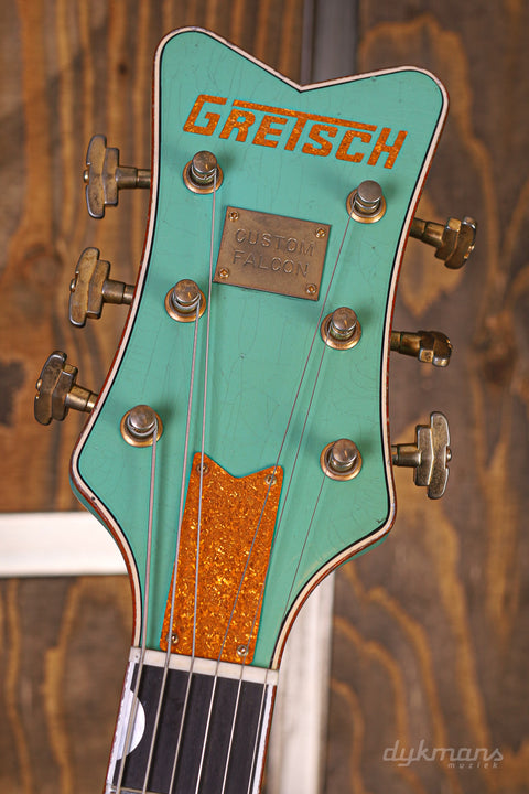 Gretsch Custom Shop 1959 White Falcon Sea Foam Green Heavy Relic VORBESTELLUNG