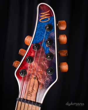 Mayones Regius 7 Buckeye Burl Master Grade Sonderfarbe