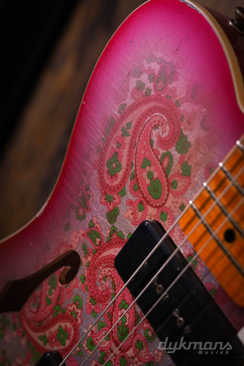 Fender Custom Shop Limited Edition Dual Pink P90 Relic Aged Pink Paisley Telecaster GEBRAUCHT!