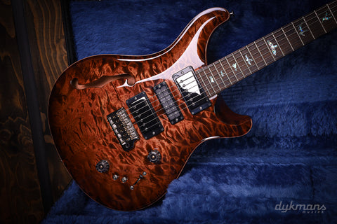 PRS Wood Library Special 22 Semi Hollow Quilt Copperhead Burst