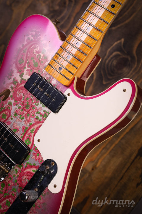 Fender Custom Shop Limited Edition Dual Pink P90 Relic Aged Pink Paisley Telecaster GEBRAUCHT!