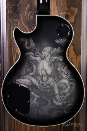 Epiphone Adam Jones Les Paul Custom Art Collection: „ANTI-LAOKOON“ von Ernst Fuchs