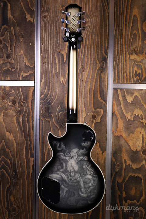 Epiphone Adam Jones Les Paul Custom Art Collection: „ANTI-LAOKOON“ von Ernst Fuchs