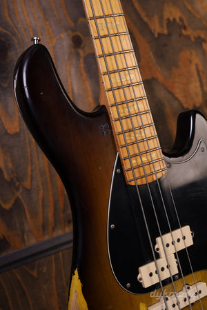 Sandberg BassTheWorld PJ / Hardcore Reserved Aged Tobacco Sunburst