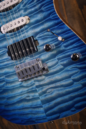 Patrick James Eggle 96 HSS Gesteppte Insel Blau Burst