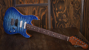 Patrick James Eggle 96 HSS Gesteppte Insel Blau Burst