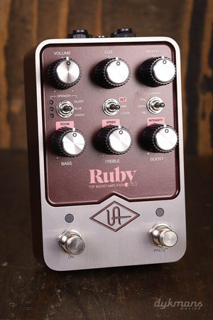 Universal Audio AUFX Ruby '63 Top Boost Amplifier