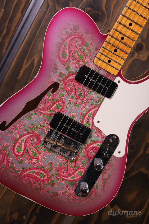 Fender Custom Shop Limited Edition dual pink P90 Relic Aged Pink Paisley Telecaster PRE-OWNED!