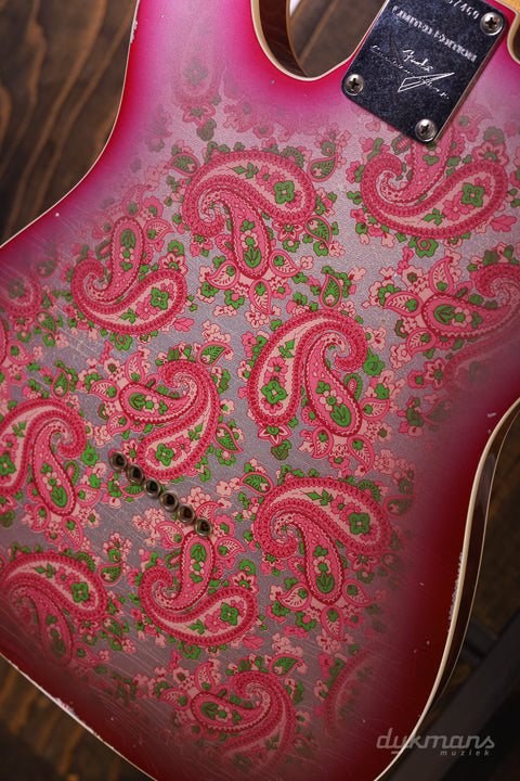 Fender Custom Shop Limited Edition dual pink P90 Relic Aged Pink Paisley Telecaster PRE-OWNED!