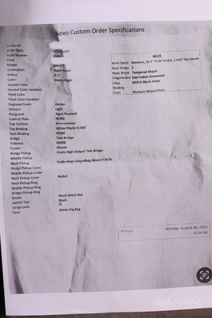 Novo Miris T Starry Night GEBRAUCHT