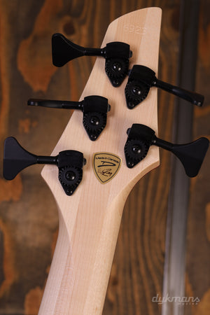 Dingwall Custom Shop Z3X-5 Buckeye Burl Schwarz zu Pink Reverse Burst