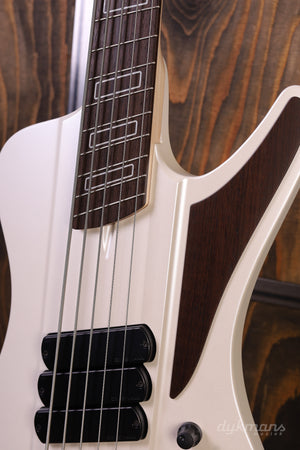 Dingwall Custom Shop D-Roc 5-Saiter Ducati Matt Pearl White