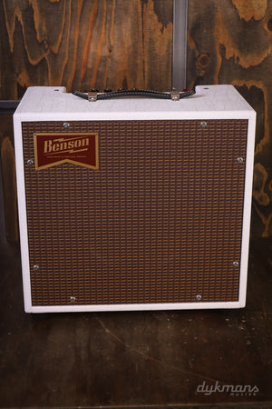Benson Nathan Junior Combo Weißes Tolex, Grillrost in Ochsenblutrot