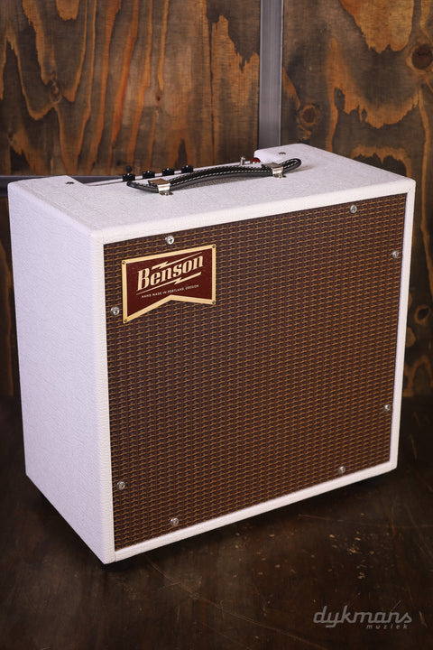 Benson Nathan Junior Combo White Tolex, Oxblood Grille VORBESTELLUNG