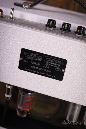 Benson Nathan Junior Combo Weißes Tolex, Grillrost in Ochsenblutrot