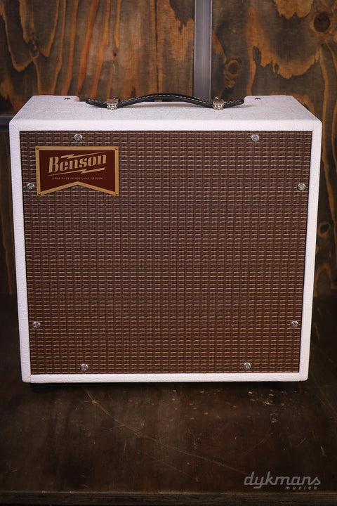 Benson Vinny Reverb Combo White Tolex, Oxblood Grille VORBESTELLUNG